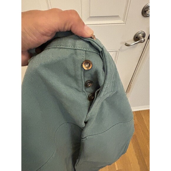 Taylor Stitch Double Knee Chore Canvas Work Pants boss duck 30 x 32 blue green - Picture 11 of 14